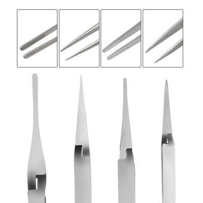 116-158mm Tweezers Hand Tools Reverse Fixed Self-locking