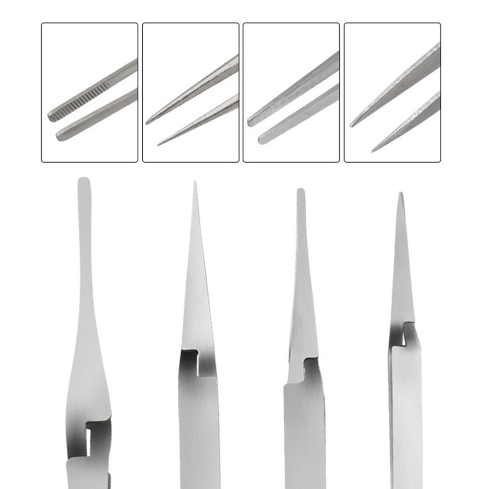 116-158mm Tweezers Hand Tools Reverse Fixed Self-locking