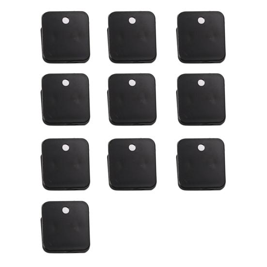 

10Pcs Colorful Transparent Binder Clip Set Cute Plastic Paper Clamps for Office School Test Papers Bills Study Materials Desktop Organization Supplies 3cm