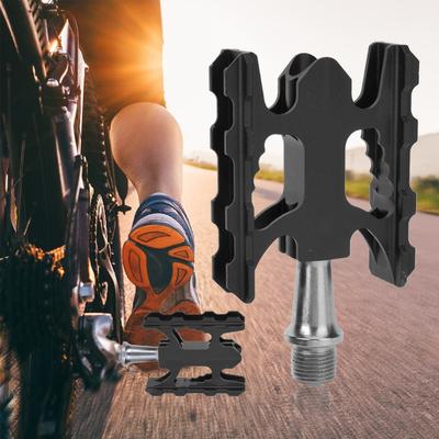 1 Pair Non-slip Bicycle Pedal Easy Installation High Performance Folding Bike Pedal Ultralight Aluminium Alloy