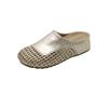Popular woven breathable hole shoes, lazy one-pedal sandals for women's summer wear 2025 new thick-soled bag head slippers