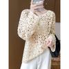 Tidlig Høst Kinesisk Stil Tradisjonell Broderi Blonder Strikket Genser Dame 100 Pendling Høst Lat Stil Genser Cardigan