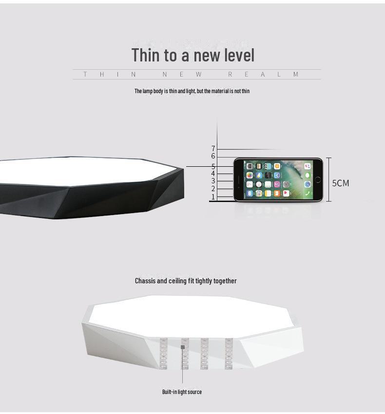 Plafoniera LED moderna pentru camera de zi, dormitor, coridor si balcon