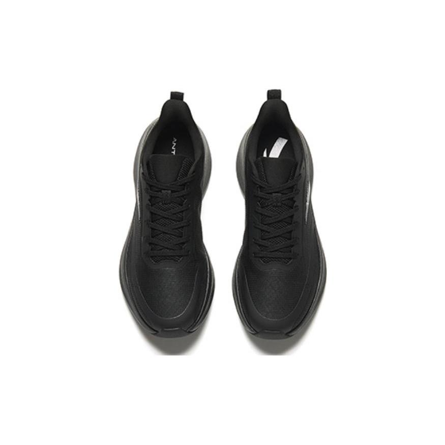 New Anta Cushioning Wear Resistant Low Top Running Shoes Men's Black 112415520-6