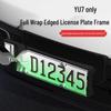 Xiaomi SU7/YU7 License Plate Frame - New Energy Green Plate Protective Accessory