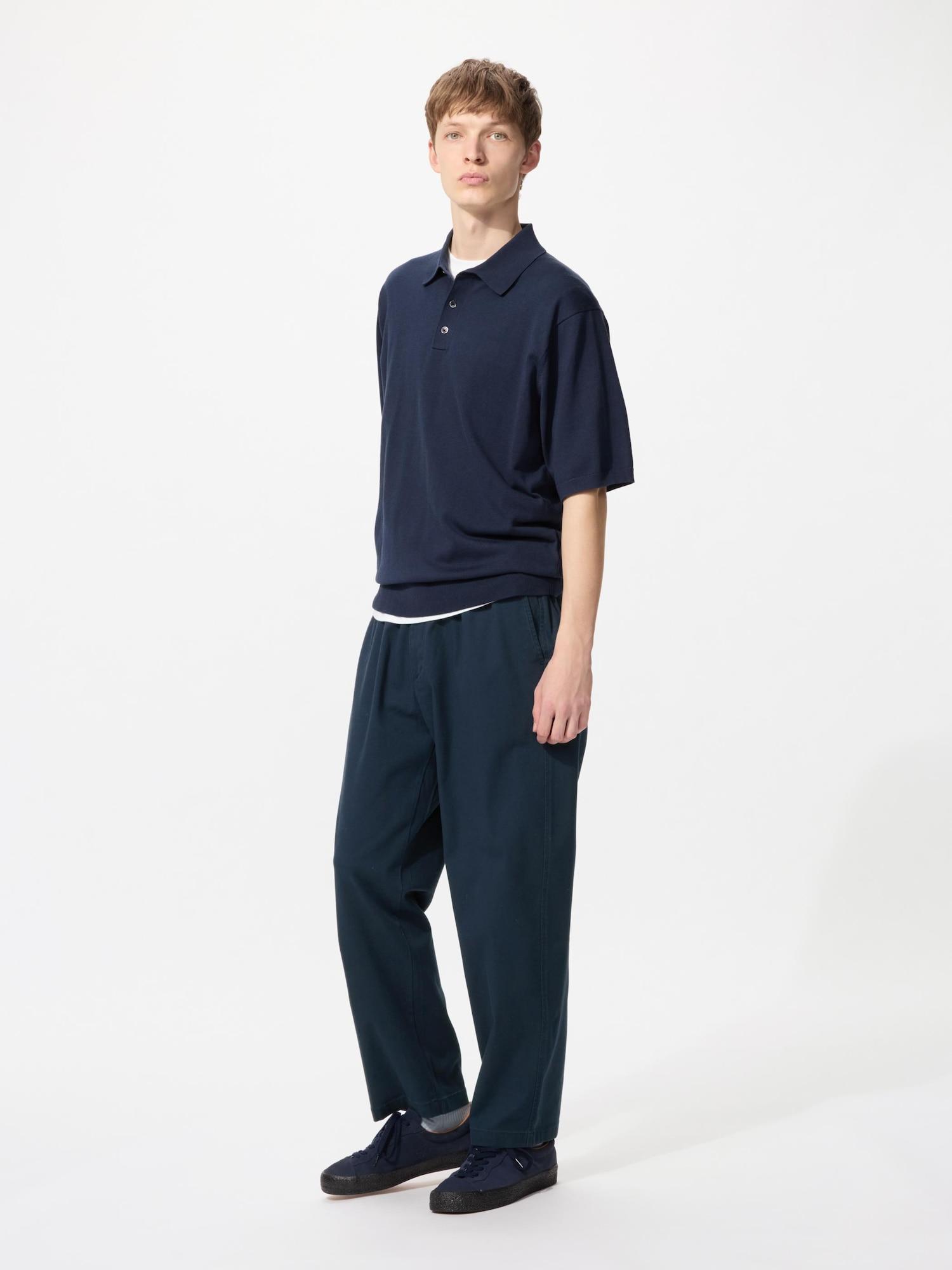 

Uniqlo Stretch Easy брюки до щиколотки 69 NAVY/XL