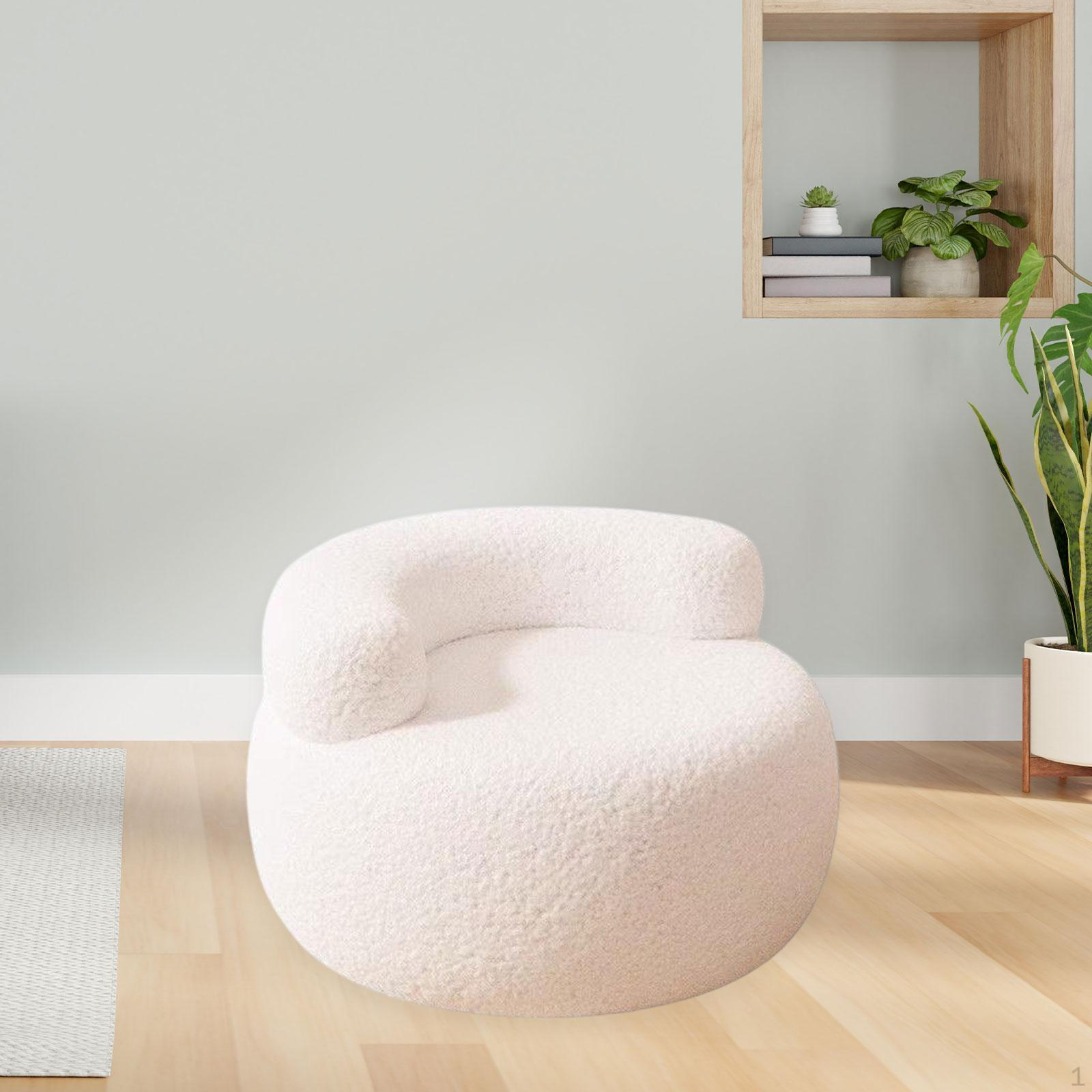 

Напольный табурет для многофункционального дивана белый