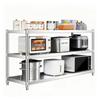 Heavy-Duty 5-Tier Stainless Steel Kitchen Storage Rack