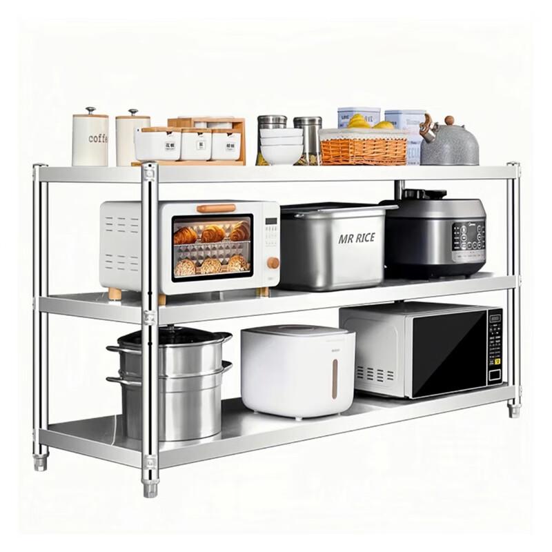 Heavy-Duty 5-Tier Stainless Steel Kitchen Storage Rack