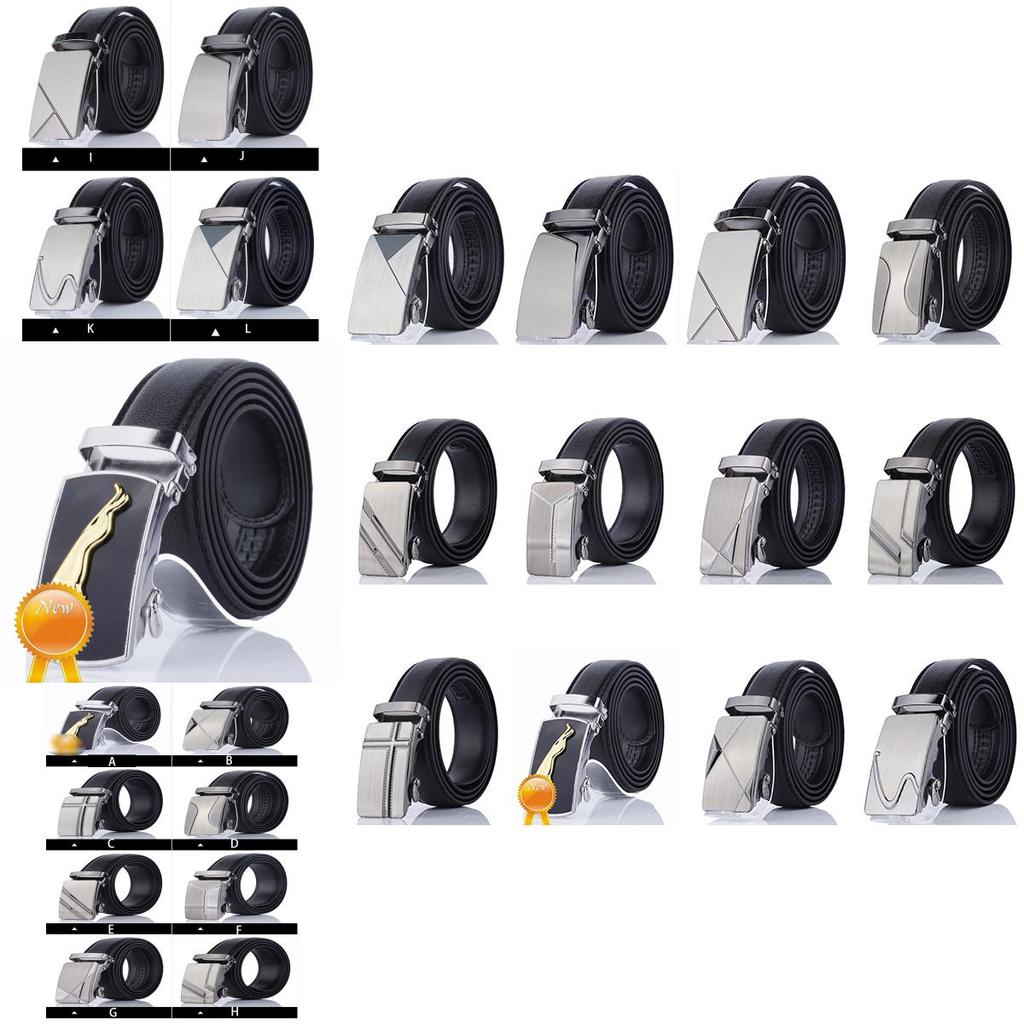 Premium Quality Men's Ratchet Dress Belt With Automatic Buckle For A Perfect Fit