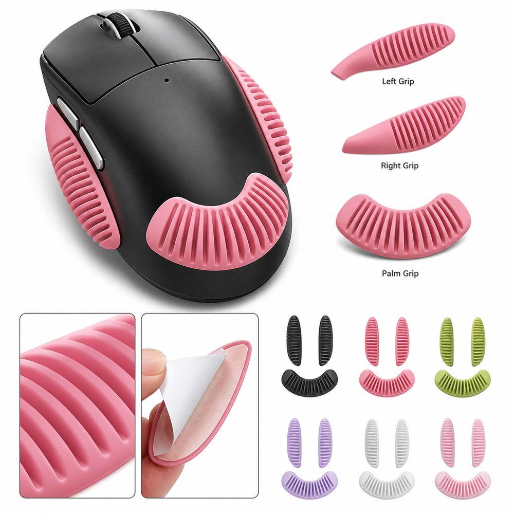 3pcs/Set Self Adhesive Mouse Grip Stickers for Logitech and Razer Computer Gaming Mouse