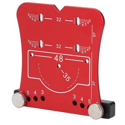 35mm Hinge Hole Opener Aluminum Alloy Quick Positioning Hinge Drilling   Locator and Drill Bit Set