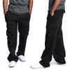 Men's  Cargo Pants Loose Drawstring Sweatpants with Pockets Sports Straight Trousers Jogging Long Pants Hip Hop Streetwear