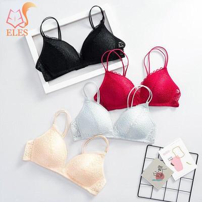 Women Seamless Sexy Lace Bras Wireless Push Up Soft Undearwear Bralette Lingerie