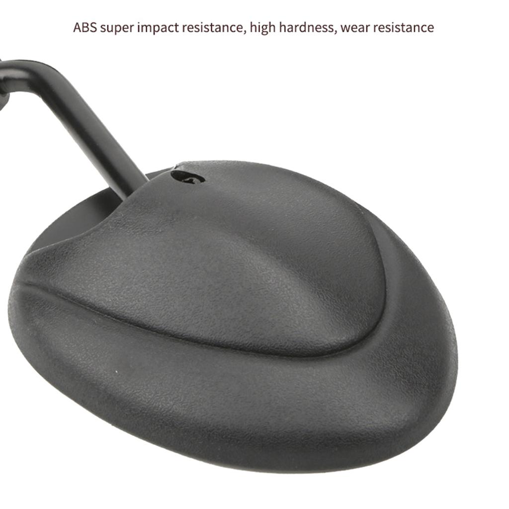 2Pc Rearview Mirror Reflector Reversing Mirror Universal Replacement for Motorcycle E-bike Scooter 360 Degree Adjustable