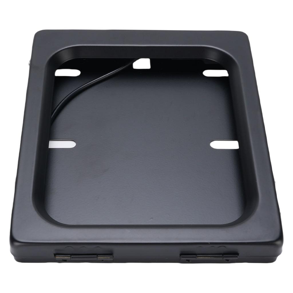 Flip Cover Concealed US Motorcycle License Plate Frame Motorbike Electromobile Motorcycle License