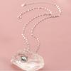 VENTFILLE 925 Sterling Silber Farbe Aurora Katze Halskette Damen Temperament Süß Mondstein Miau Planet Schlüsselbein Kette Schmuck Geschenk