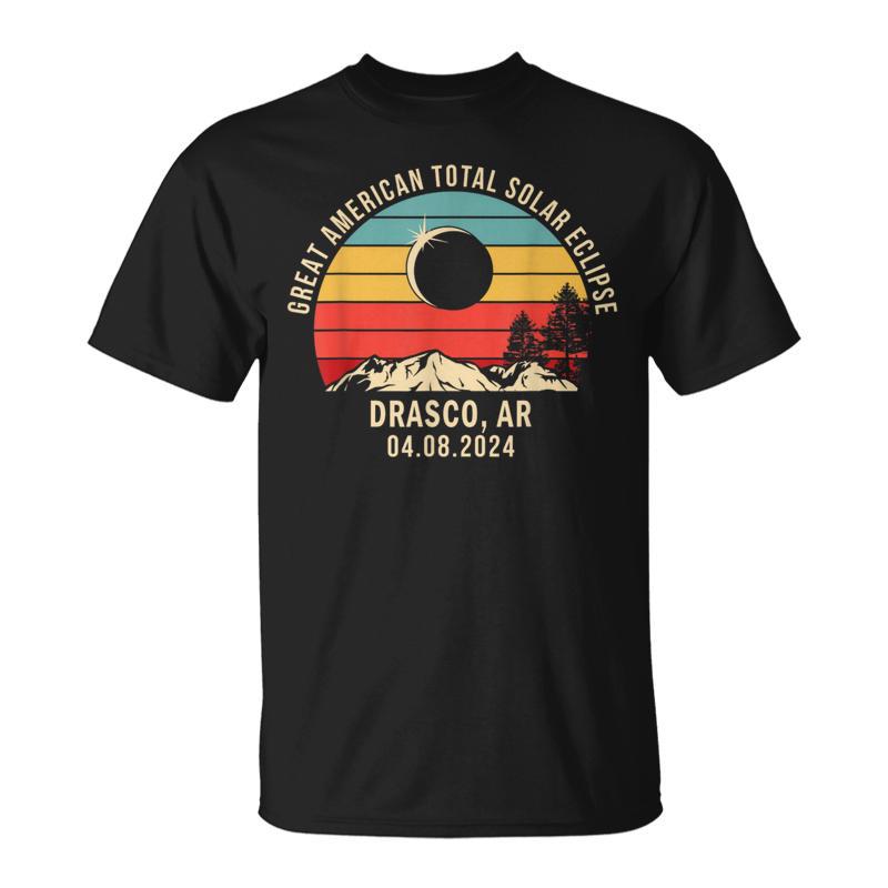 Drasco Ar Arkansas Total Solar Eclipse 2024 T-Shirt