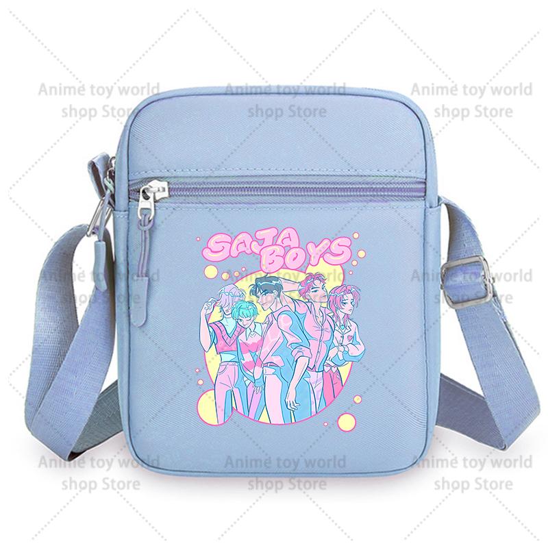 Langlebige KPop Dämonenjäger Mädchen Umhängetaschen Nylon Kleine Umhängetasche Kawaii Oxford Messenger Seitliche Sling-Tasche Ehemann Dame Brusttasche