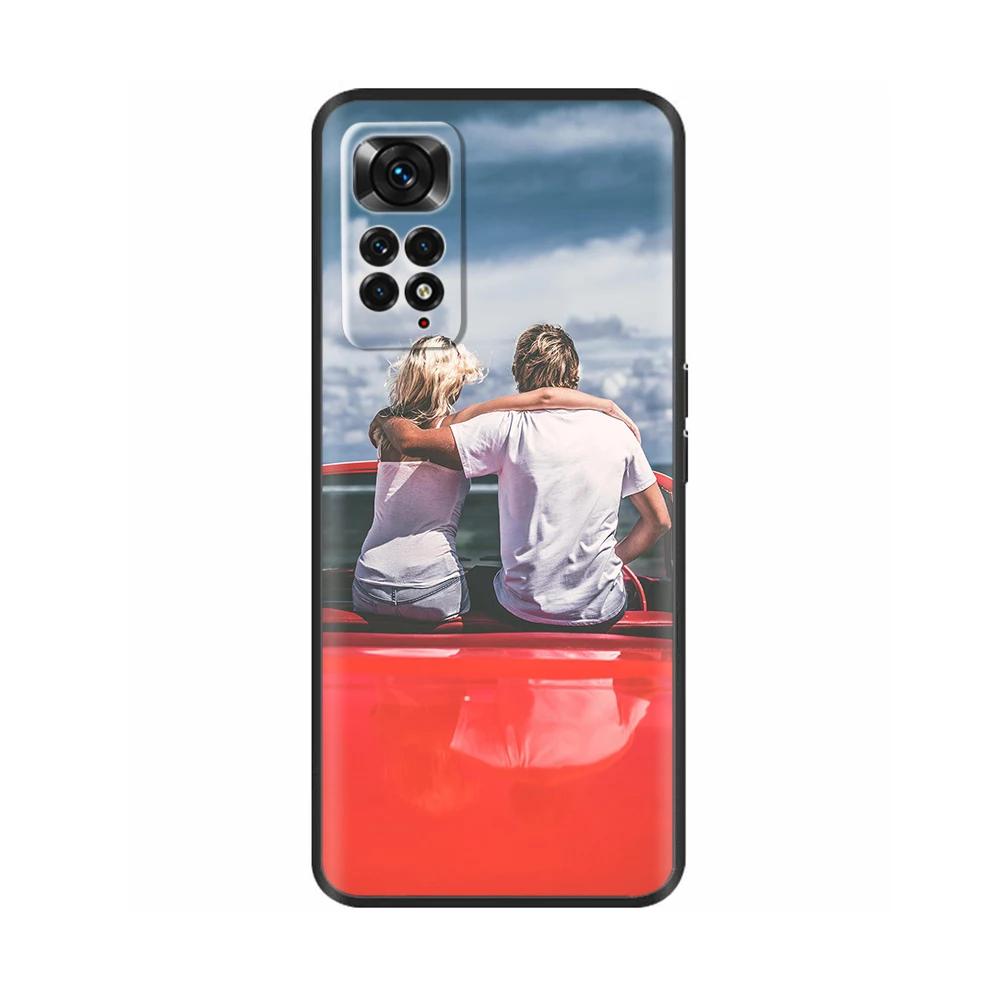 Hülle Für Xiaomi Redmi Note 11 11S Weiches Flüssigsilikon Cartoon Hülle Für Redmi Note11 Pro Plus Fundas Gemustert Vollschutz