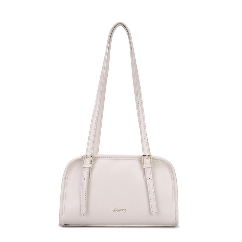 Casual Versatile Simple Shoulder Underarm Bag Work Commuter Bag Women's 2025 New Summer Fashion Bowling Bag