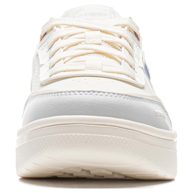 Li Ning Qing Yun Classic Retro Soft Comfortable Thick Sole Height Increasing Rebound Shock Absorption Wear Resistant Low Top Skate Shoes AGCU308-3