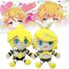 White Clover Kagamine Rinto Plush Toys Cartoon Stuffed Dolls Room Decorations