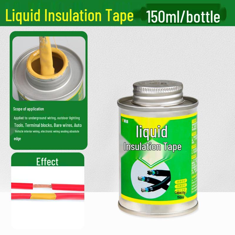 Waterproof Flame Retardant Liquid Insulation Tape – Moisture-Proof, Temperature Resistant Electrician Sealant for Automotive Circuit Boards