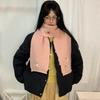 Japanese Style 3D Butterfly Embroidered Scarf - Autumn Winter Women's Knit Warm Neckwear
