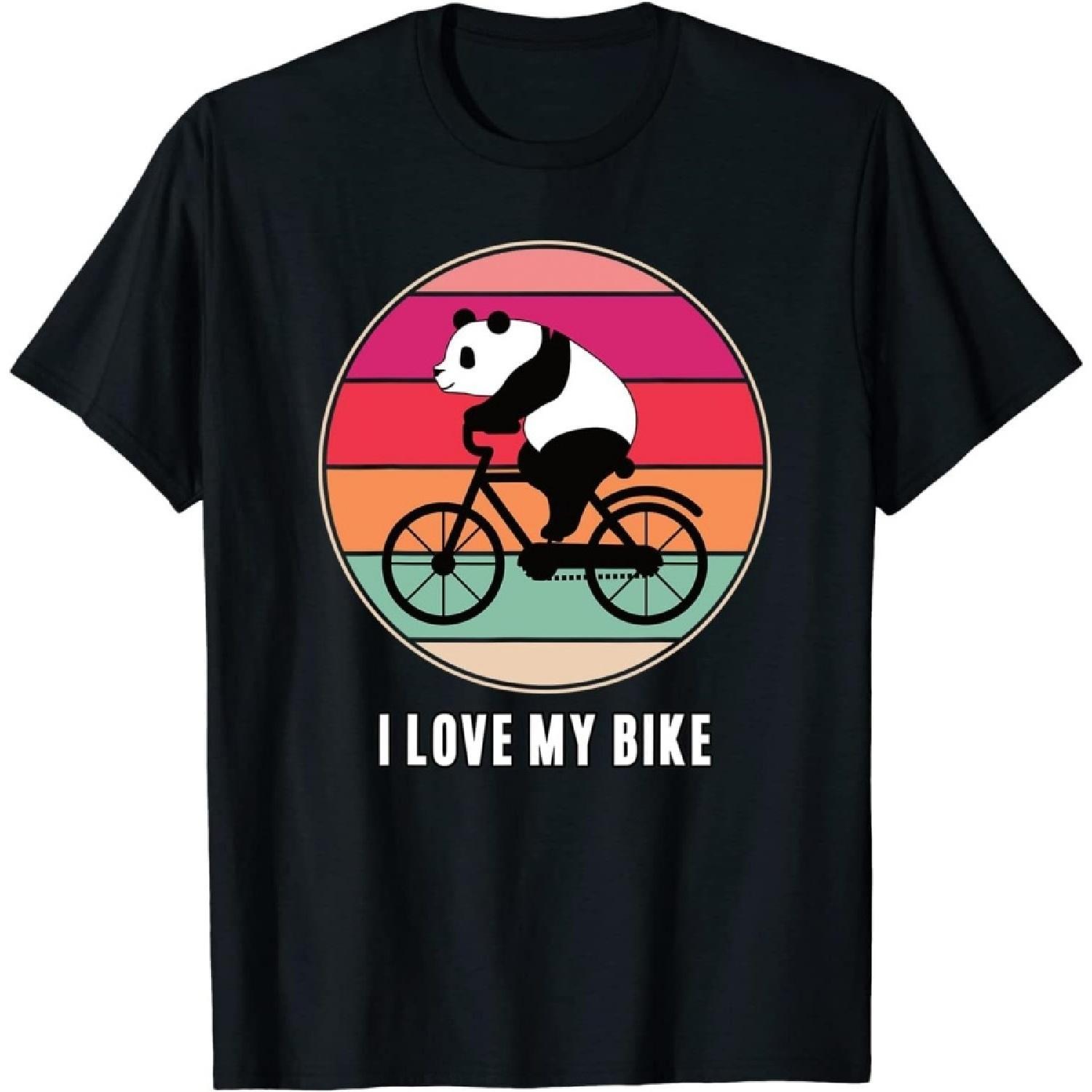 

Panda Bear Cyclist Funny Bike Bear Girl Giant Panda Bicycle T-Shirt, Long Sleeve Shirt, Sweatshirt, Hoodie XXXXXL різнокольоровий