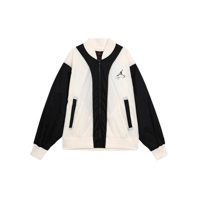 Flight MVP Color-Block Logo Print Casual Jacket Men Outerwear Sail-White FB7033-133