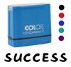Printtoo Success Self Inking Rubber Stamp Pre-Inked Office Stamp- Home Office Business Stationery, Black- 42 x 9
