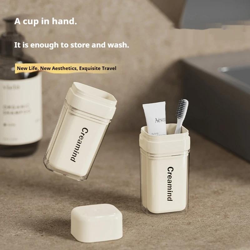 1pc Pocket Mini travel Portable Travel Toothbrush Storage Container Box, Toothbrush Carrying Box For Trip Home School camping