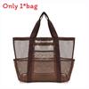 Polyester Travel Storage Bag With Eight Compartments For Clothing And Toy Organization