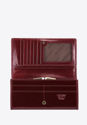 Cartera horizontal de charol para mujer Wittchen en color burdeos Charol burdeos
