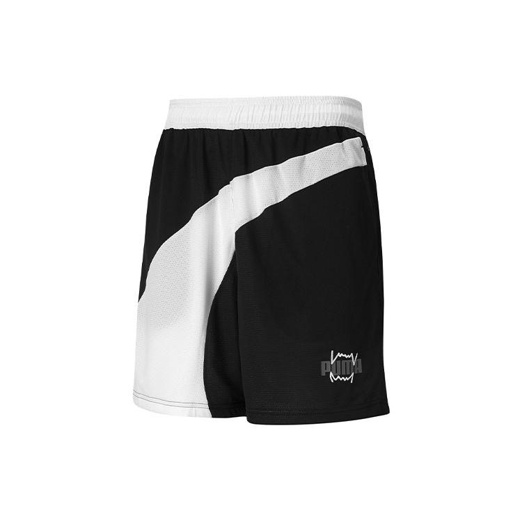PUMA Flare Basketball Shorts  Black  Men s 530491-01 S