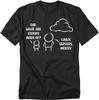 Popfunk Linux Cloud T Shirt – Funny Programmer Devops Humor Tee for Men or Women, Unisex Adult