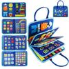 Tablero de Actividades Montessori 7 en 1 - Juguete de Aprendizaje de Alfabeto/Números/Formas, Mejor Regalo de Cumpleaños para Niños Pequeños de 3 a 6 Años