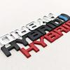 3D Metal Chrome HYBRID Logo Side Fender Rear Trunk Emblem Badge Car Sticker Decals For Toyota Prius Camry Crown Auris Rav4s TRD