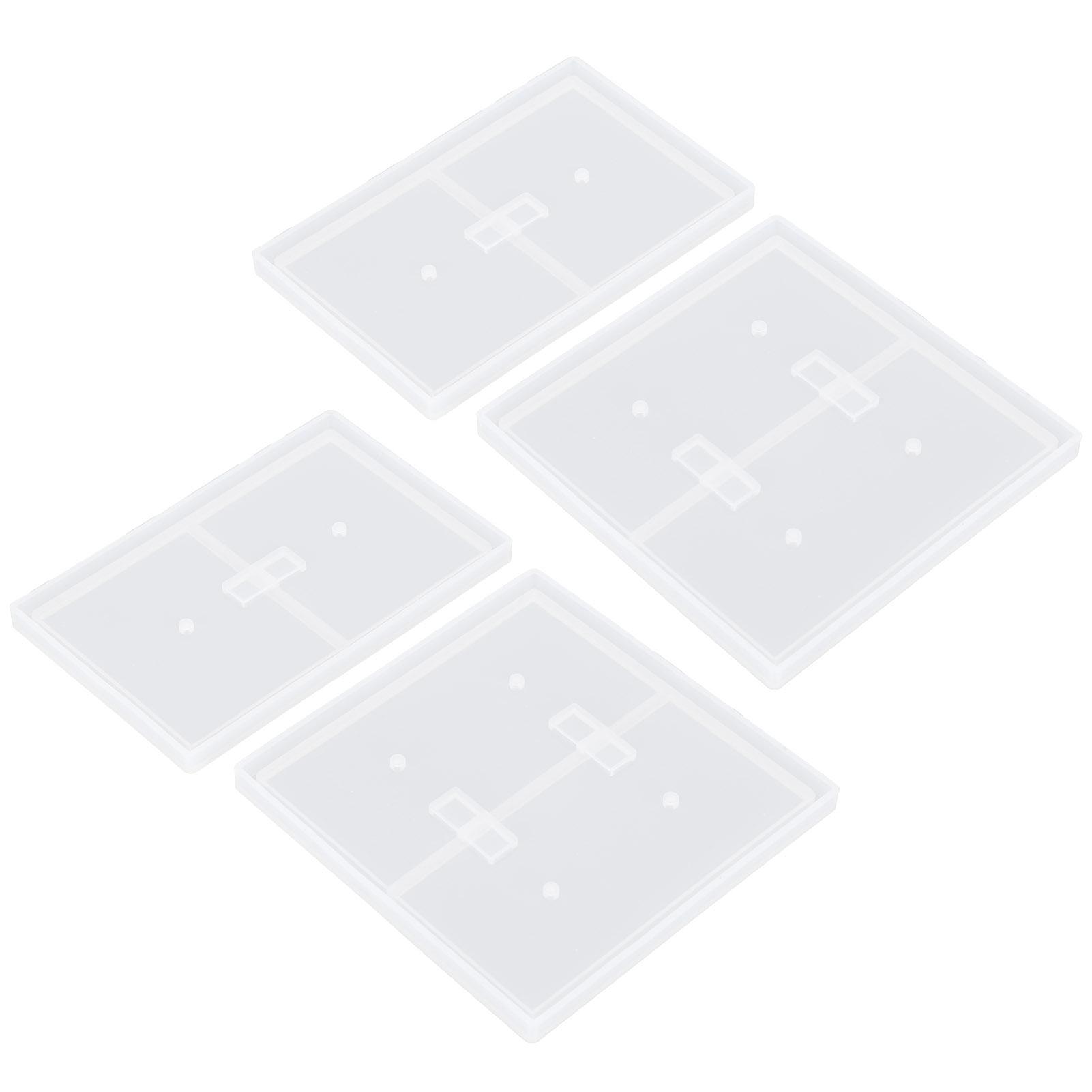 

2 комплекта эпоксидной смолы литейная силиконовая форма с двойным отверстием подвеска украшение своими руками ручная работа