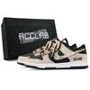 Dunk Slip Resistant Abrasion Resistant Low Top Skateboard Shoes Unisex Black Beige Brown DD1391-100(Team1921-A-)