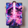 Anime Girl With Sword Poster Customized Wall Art Vintage Metal Signs Retro Tin Plaque for Man Cave Office Decoration Room Decor