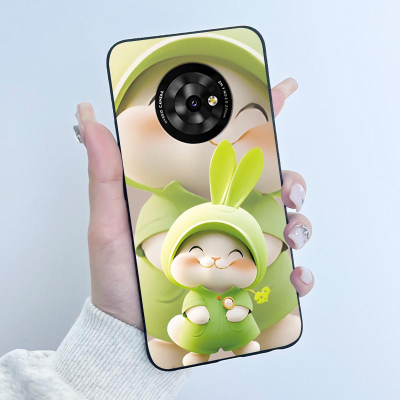 Casing For TCL Suixuetang M1 / OneTouch T615N Phone Case Luxury Dragon Cute Cool Boys Girls Soft Silicone Back Cover Black Shell