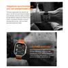 SACOSDING 2.04 Inches 368*448 Pixels AMOLED Screen Large Screen BT Call Voice Assistant Fitness Tracker Smart Watch for Men Women