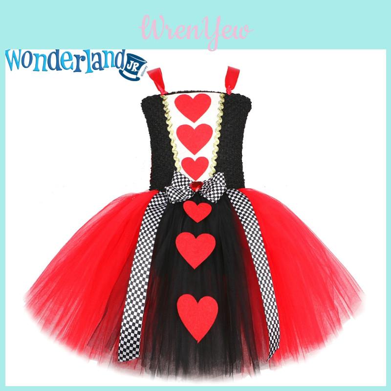 Lolitafairy Princess Dress For Girls Alice In Wonderland Queen Of Hearts Roleplay Costume