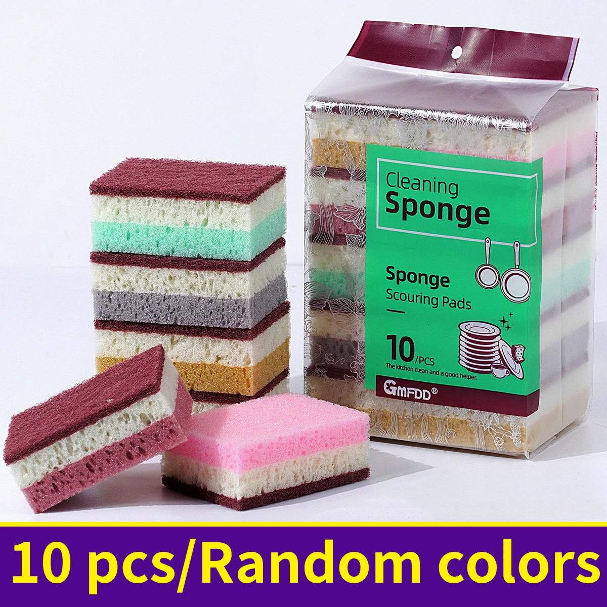 

High-density cleaning cloths, dishcloths, kitchen stain and oil removal cleaning tools, sponge brushes, POTS and pans