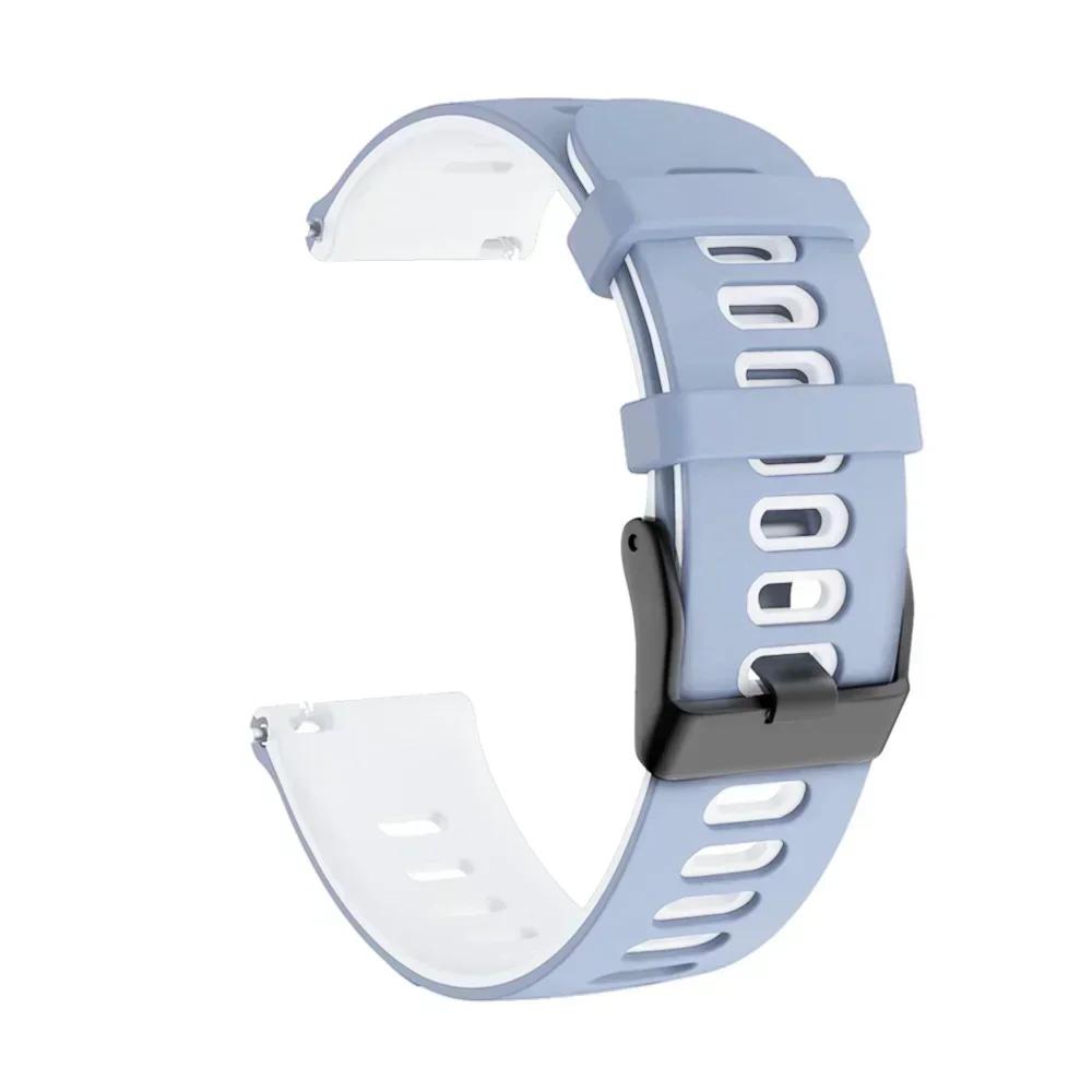 20 22mm Universal Silicone Strap For Garmin Venu 3 Band Forerunner 265 255 Music Vivoactive 4 For Garmin Venu Sq 2 Plus Bracelet