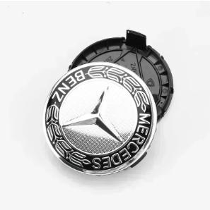 4Pcs -75mm Car Wheel Center Logo Hub Cap For Mercedes Benz AMG C207 C218 A207 C117 CLA CLS E Class W212 S212 X166 W176 W205AA JF1