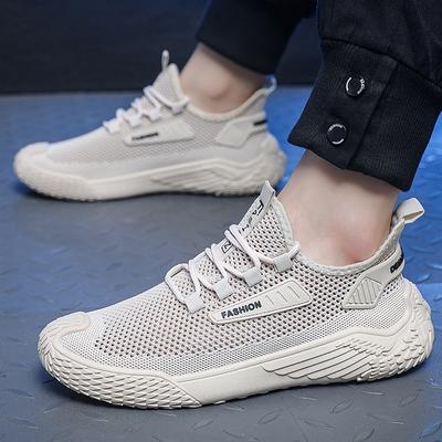 Breathable Men's Shoes Trendy Mesh Shoes,Fly Weave Running Shoes Cave Sneakers Men's Casual Shoes