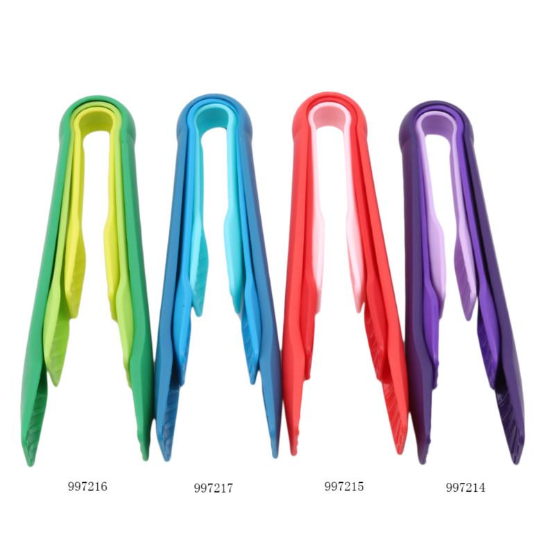 3 bucăți din silicon PP clește pentru mâncare clește de bucătărie, clemă de gătit anti-alunecare, unelte pentru salată de grătar, accesorii de bucătărie pentru grătar